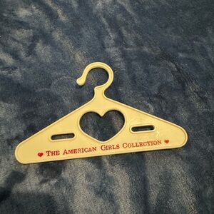American Girl - plastic hangar